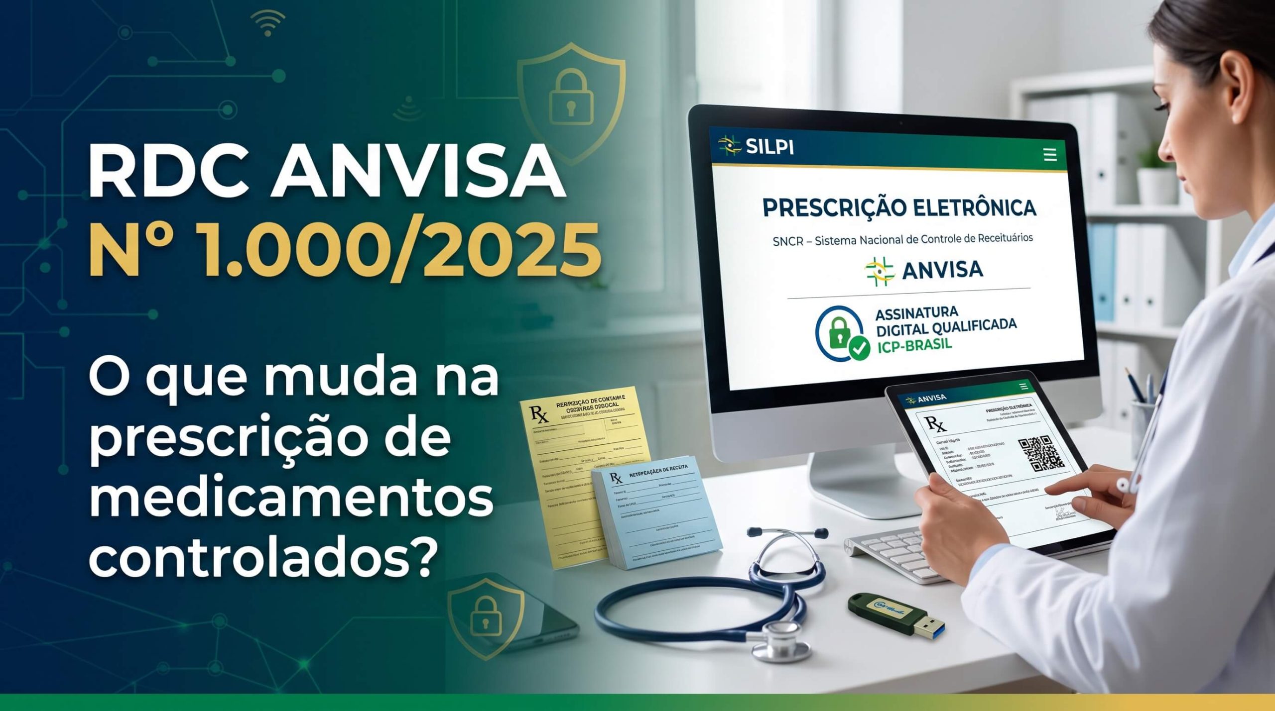 Imagem de RDC Anvisa nº 1.000/2025: o que muda na prescrição de medicamentos controlados